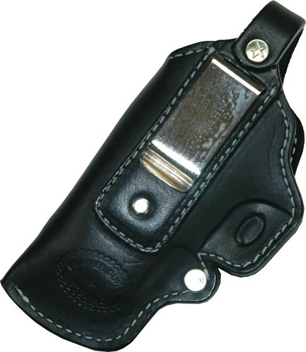 Bond Arms BHRT350BKRCST Leather Right-Hand Belt Clip Holster for Bond Derringers up to 3.5 inches