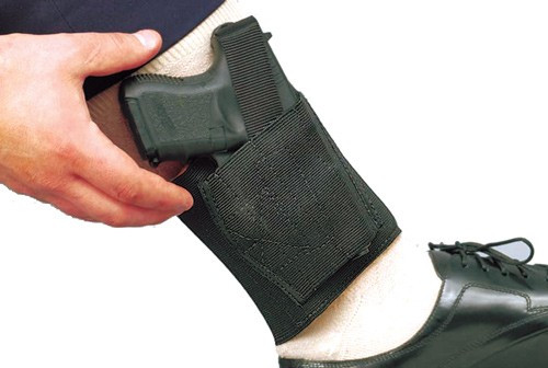 DeSantis Apache Ankle Holster for Small Autos - Nylon, Black