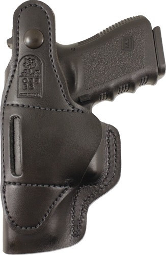 DeSantis Dual Carry II Holster for Springfield XDS 9/45 with Tuckable 360° C-Clip, Black Leather Inside Waistband Carry