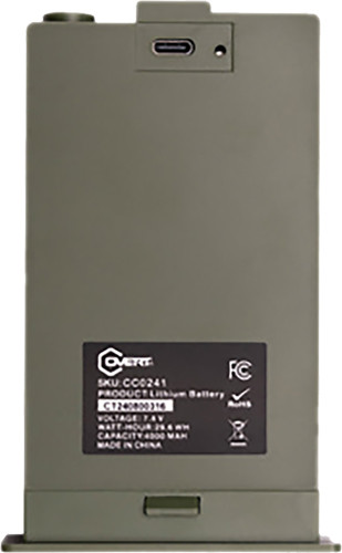 Covert Camera's CC0241 Lithium Battery - Rechargeable, Compatible with All Devices