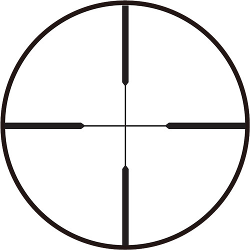 Truglo Buckline 4x32mm Rifle Scope with Duplex Reticle and Mounting Rings