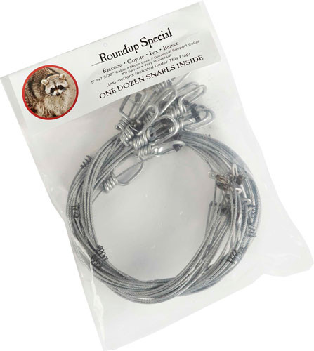 Duke Traps #1 Snare Trap for Beaver and Raccoons (Bag of 12)