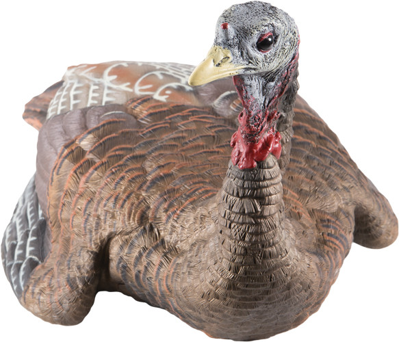 Avian X LCD Laydown Hen Decoy - Lifesize Synthetic Turkey Hunting Decoy