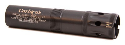 Carlson's Crio Plus 12 Gauge Modified Choke Tube - Extended Stainless Steel for Improved Patterning