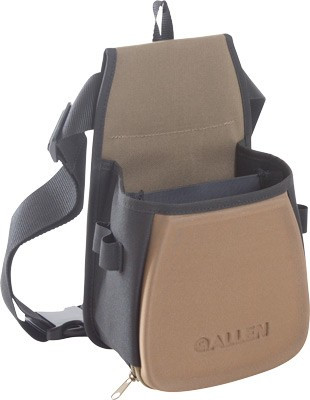 Allen Eliminator Double Shell Bag in Coffee and Black with Dual Compartments and Belt