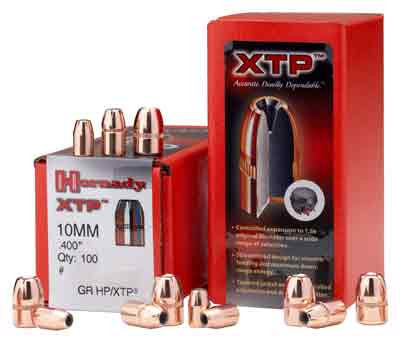 Hornady 10mm .400 Caliber XTP Bullet (Part No. 40040) – 180 Grain Jacketed Hollow Point Ammunition