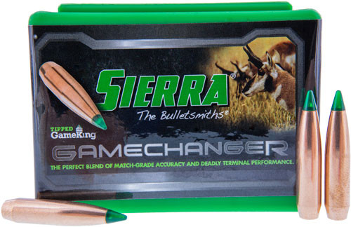 Sierra Bullets 6.5mm .264 Tipped Game King Bullet - 130 Grains, Non-Jacketed