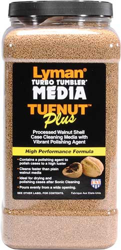 Lyman TufNut Media 7 lb. Tumbled Case Cleaning Media for Reloading
