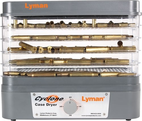 Lyman Cyclone Case Dryer - 1000 .223 Cases or 2000 9mm Cases Capacity, Plastic