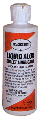 Lee Liquid Alox Bullet Lube 4 oz. Dispenser Bottle – Easy Application for Accurate Reloading