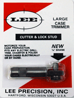 Lee Large Cutter & Lock Stud for .475 and Larger Cases - Aluminum