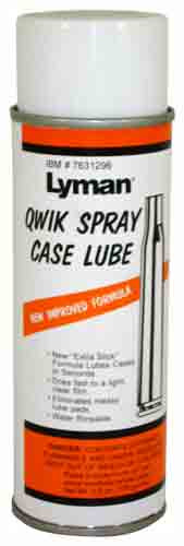 Lyman Case Lube Spray 5.5 oz. – Quick-Apply Petroleum-Based Lubricant for Reloading