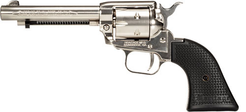 Heritage Firearms RR22NI4 .22 Long Rifle Revolver with 4.75-Inch Nickel Barrel