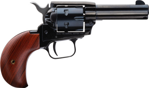Heritage 22LR/WMR Combo Revolver with 3.5-Inch Blued Barrel and Wood Grip