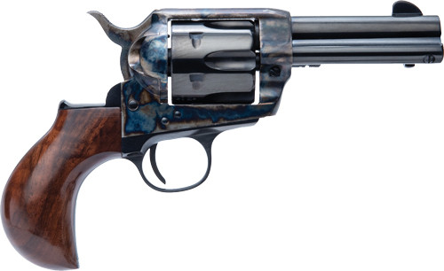 Cimarron Thunderball 9mm Pistol with Nickel Finish and Wooden Grips
