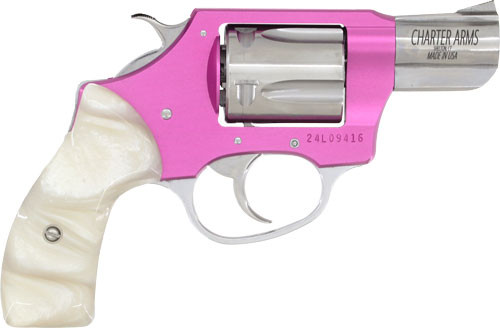 Charter Arms Chic Lady .38 Special Revolver with Pink Finish and Faux Alligator Case