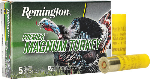 Remington Turkey 20 Gauge 3-Inch Shotgun Shells - 1300 FPS, #5 Lead Shot, 1-1/8 Ounce, Pack of 5 20119