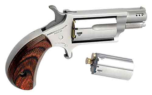 North American Arms NAA Mini-Revolver Combo with 1-1/8 Inch Ported Barrel in Stainless Finish