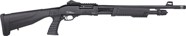 Iver Johnson Pump Action 20 Gauge Shotgun with 18-Inch Barrel and Tactical Stock