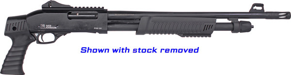 Iver Johnson Pump Action 20 Gauge Shotgun with 18-Inch Barrel and Tactical Stock