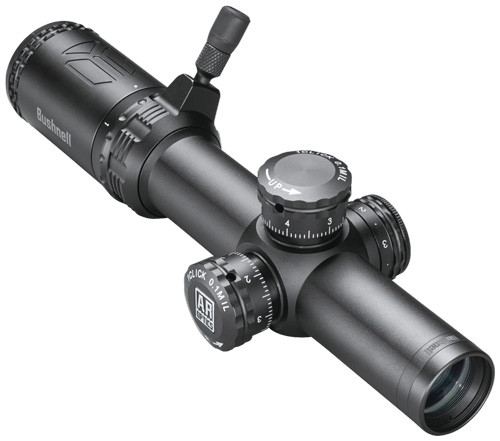 Bushnell AR Optics AR71424I 1-4x24 Illuminated BTR-1 Rifle Scope with Drop Zone 223 Reticle and Adjustable Power Lever AR71424I