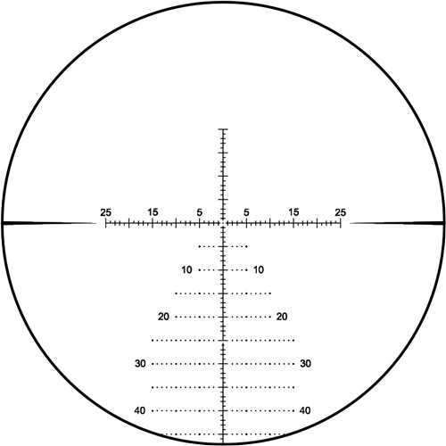 Riton 1 Conquer 6-24x50 Rifle Scope with R3 Zero Stop Turrets and MOA Reticle