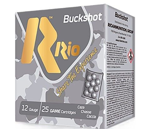 RIO Ammunition RHD9PB 12 Gauge Home Defense Shotshells – 2.75-Inch, #1 Buckshot, 1250 FPS, 25 Rounds per Box