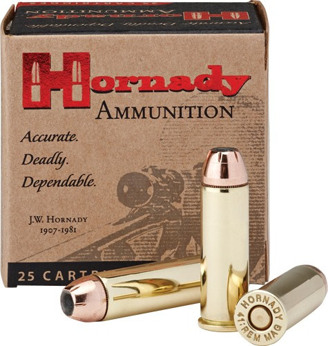 Hornady 41 Rem Mag 210 Grain XTP Jacketed Hollow Point Ammunition - Reloadable
