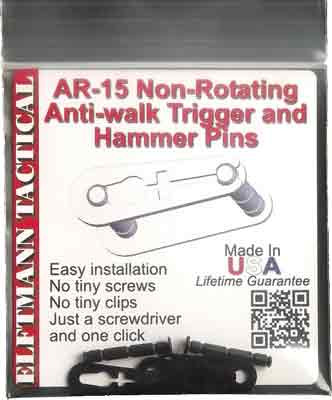 Elftmann Tactical AR Trigger Pins Set in Blued Steel – Made in the USA