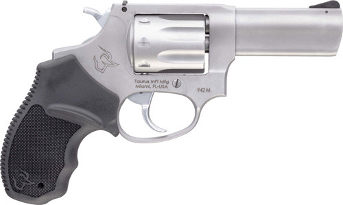 Taurus 942 Ultra Light 22 WMR Revolver with 3-inch Barrel and Rubber Grips