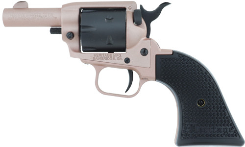 Heritage Firearms Heritage Bakker 22LR FS 2-inch Barrel, Rose Gold Frame, Polymer Grips