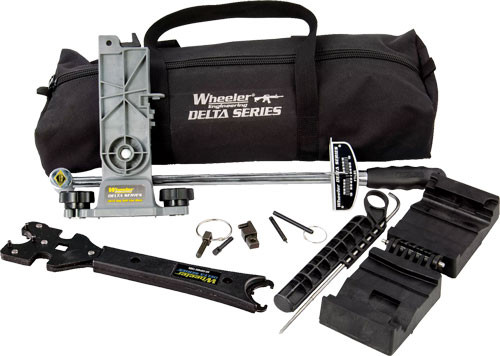 Wheeler Delta Series AR-15 Multi-Tool Kit with Vise Block and Adjustable Receiver Length