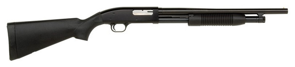 Maverick 88 Security 12 Gauge Pump-Action Shotgun with Black Synthetic Stock and 18.5-inch Barrel