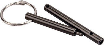 Wheeler AR Pivot and Roll Pin Installation Tool for AR-15, M4, and M-16 - Steel Construction with Key Ring