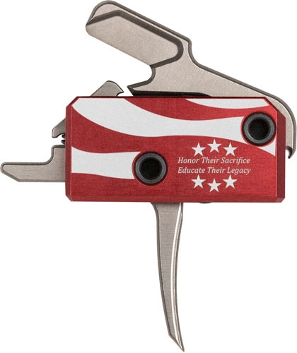 Rise Armament The Patriot Trigger for AR-15 - Small Pin, Steel/Aluminum Construction with Drop Safety