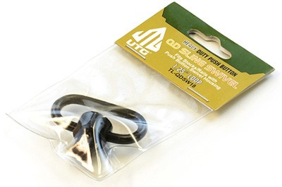 UTG QD Swivel Push Button Sling Swivel with 1.25-inch Loop – Heavy Duty Steel Construction