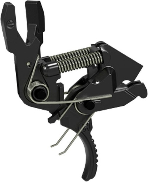 Hiperfire HPT AR-15/AR-10 Trigger - Drop-In Black Trigger with Curved Trigger and Very Short Over-Travel