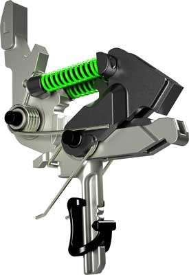 Hiperfire HPT AR-15/AR-10 Drop-In Trigger - Black, Nickel Boron Finish HPTECL