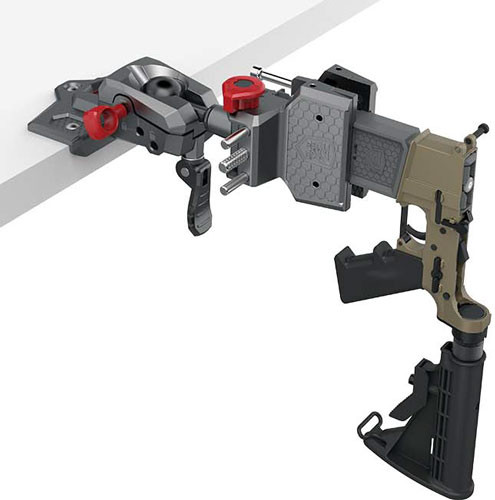 Real Avid Armorer's Master Vise - Heavy Duty Steel Gun Vise with Reversible Gun Rests and Speed Cam Locking Lever