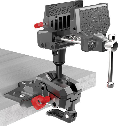 Real Avid Armorer's Master Vise - Heavy Duty Steel Gun Vise with Reversible Gun Rests and Speed Cam Locking Lever
