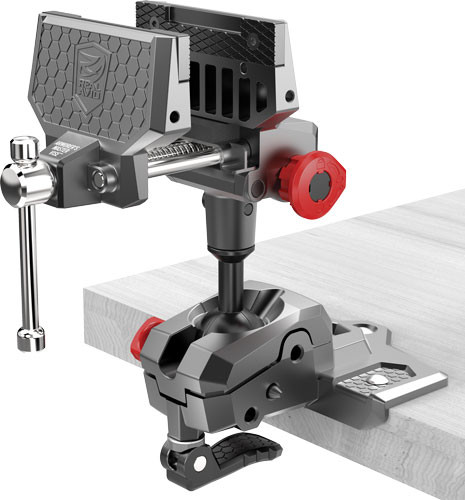 Real Avid Armorer's Master Vise - Heavy Duty Steel Gun Vise with Reversible Gun Rests and Speed Cam Locking Lever