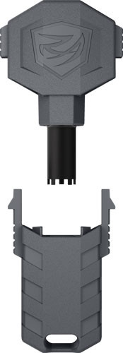Real Avid AR15 Front Sight Adjuster - Stainless Steel, Black and Gray Oxide Coating