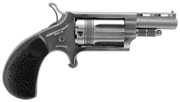 North American Arms NAA22MTW Mini-Revolver 22 WMR with 1.65-inch Stainless Barrel and Rubber Grips