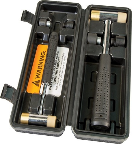 Wheeler Master Gunsmith Hammer Set with 10 Pieces and Storage Case