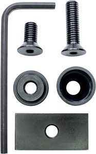 Grovtec GTSW233 KeyMod Forearm Adaptor with Black-Oxide Finish for AR-15