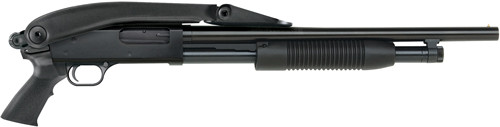 Maverick 88 Security 12 Gauge Pump Action Shotgun with Folding Synthetic Stock