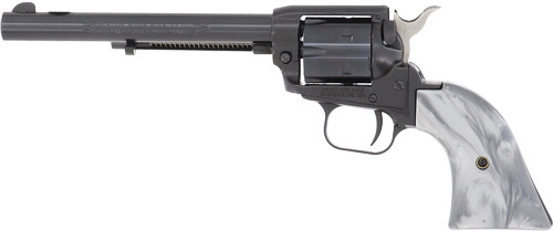 Heritage 22LR Revolver with 6-Inch Blued Barrel and Pearl Grips