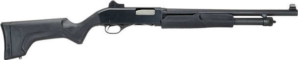 Stevens 320 Security Pump Action Shotgun 12 Gauge with Synthetic Black Stock and Blued Finish