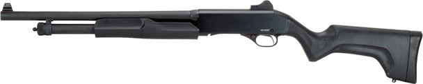 Stevens 320 Security Pump Action Shotgun 12 Gauge with Synthetic Black Stock and Blued Finish