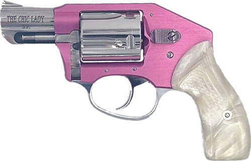 Charter Arms Chic Lady .38 Special Revolver with Pink Finish and Faux Alligator Case 53852
